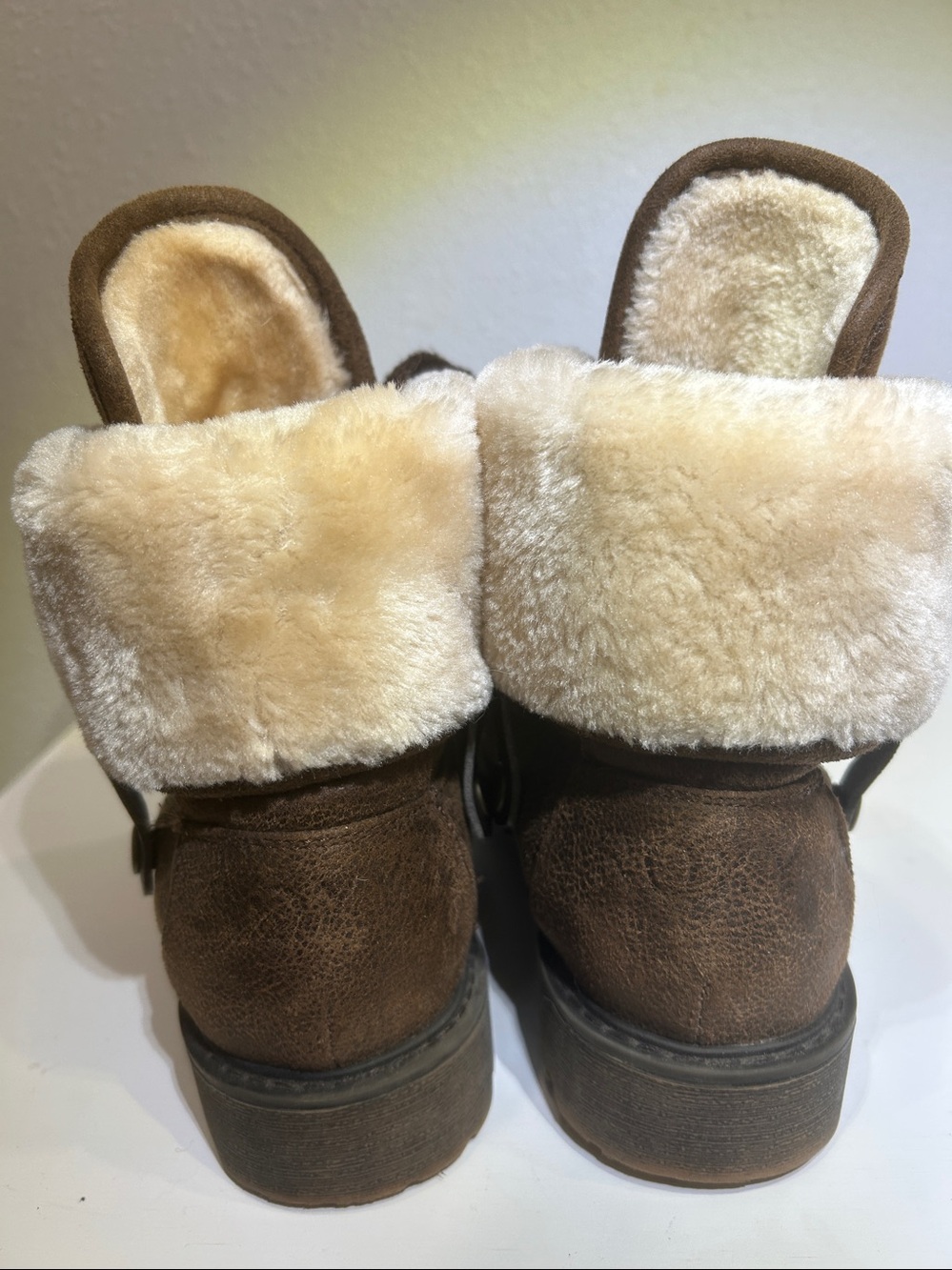 Roxy Bruna ll Convertible Faux Fur Lined Combat Boots |Size 7 - Picture 7 of 13